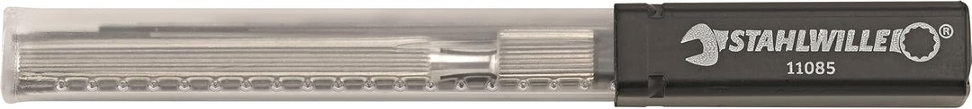 STAHLWILLE 11085 Düsenreibahlen l 16 St. + Halter im Etui l Reinigung von Vergaserdüsen (Motorrad/Ro
