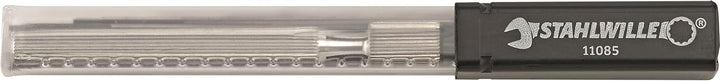 STAHLWILLE 11085 Düsenreibahlen l 16 St. + Halter im Etui l Reinigung von Vergaserdüsen (Motorrad/Ro