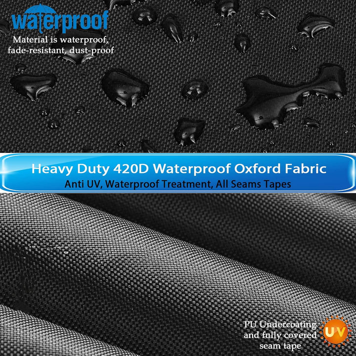 Rasentraktor abdeckplane, Rasenmäher abdeckung, Universal, Wetterfestes, UV-beständiges, Strapazierf