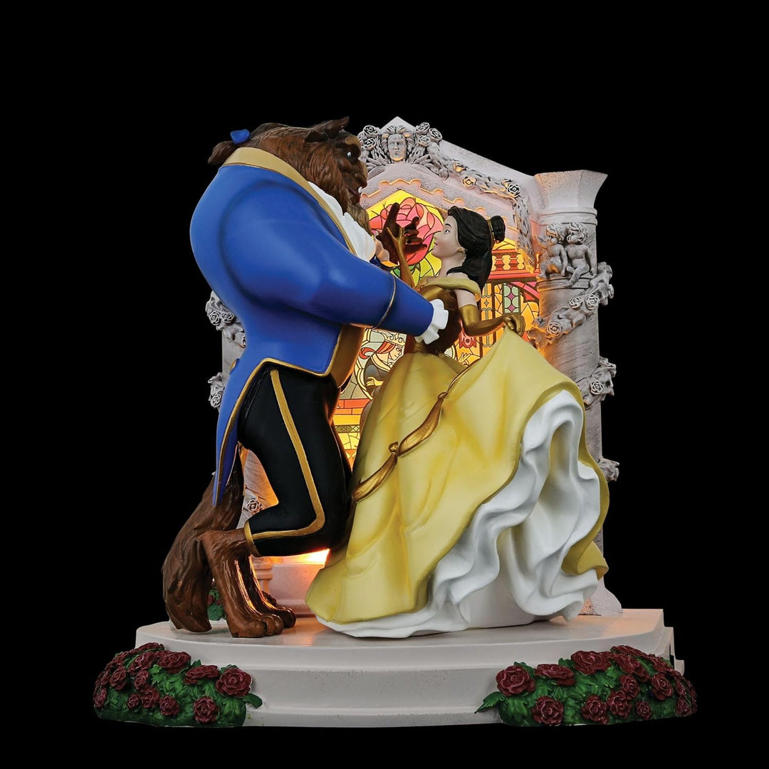 Enesco - Disney Showcase Beauty and The Beast Couple Light Up Statue