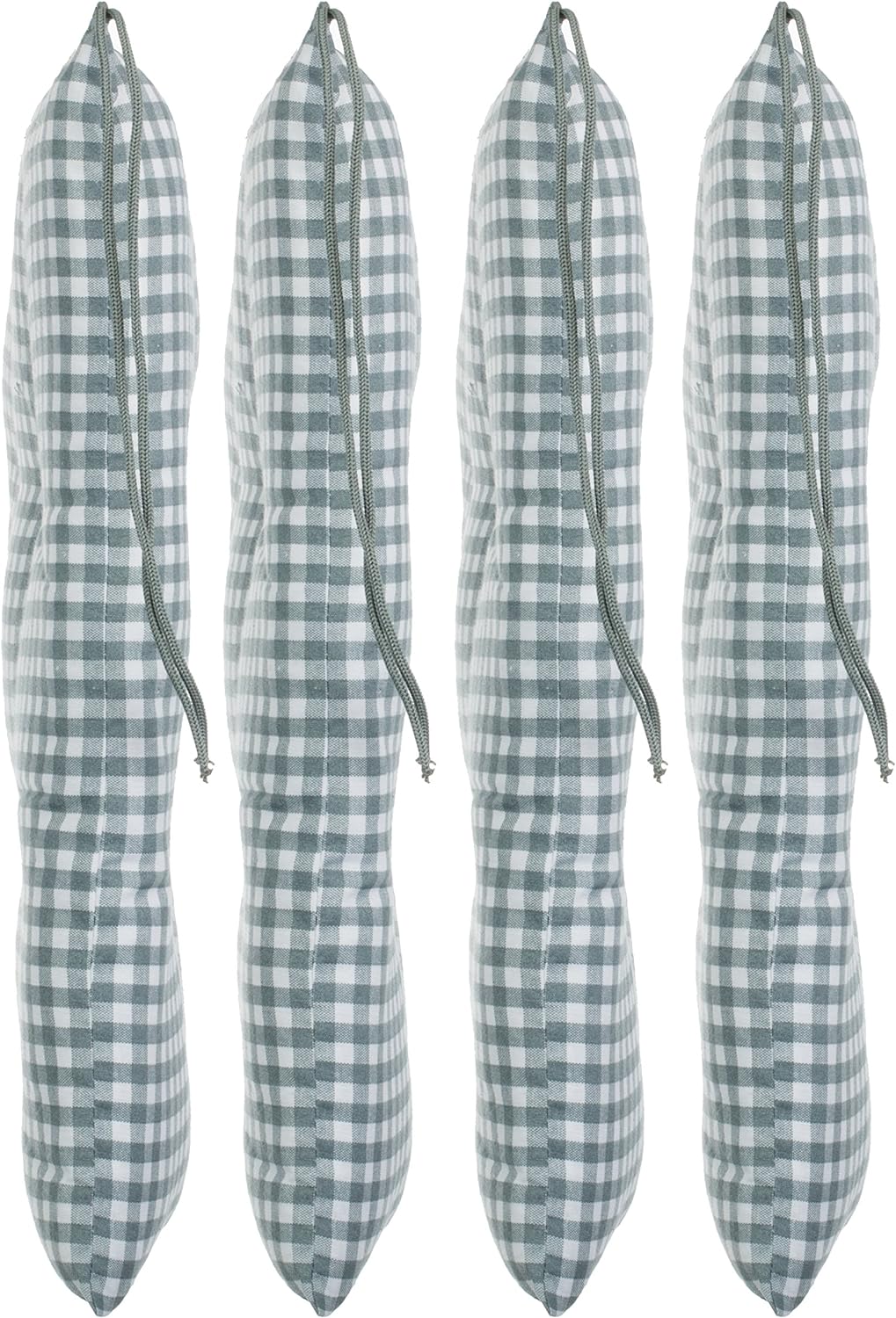 brandsseller Sitzkissen Stuhlkissen kariert Kissen Sitzpolster Garten Auflage - 4er Vorteilspaket -