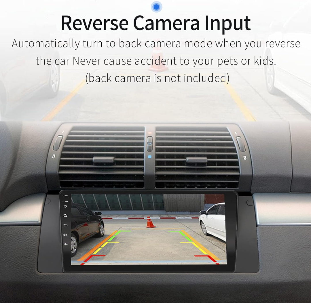 LEXXSON Android 10.1 Auto Radio Stereo 9 Zoll Kapazitiver Touchscreen für BMW E39 5 Serie 1996-2003