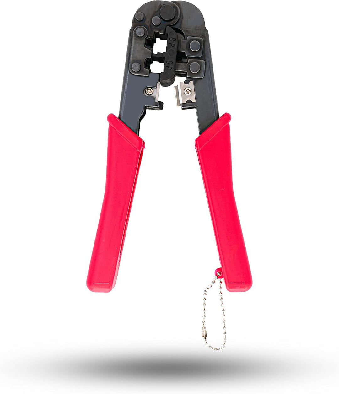 BIGtec Crimpzange RJ45 - Kabeltester Leitungs-Tester RJ 45 RJ11 RJ12 - LSA Anlegewerkzeug Auflegewer