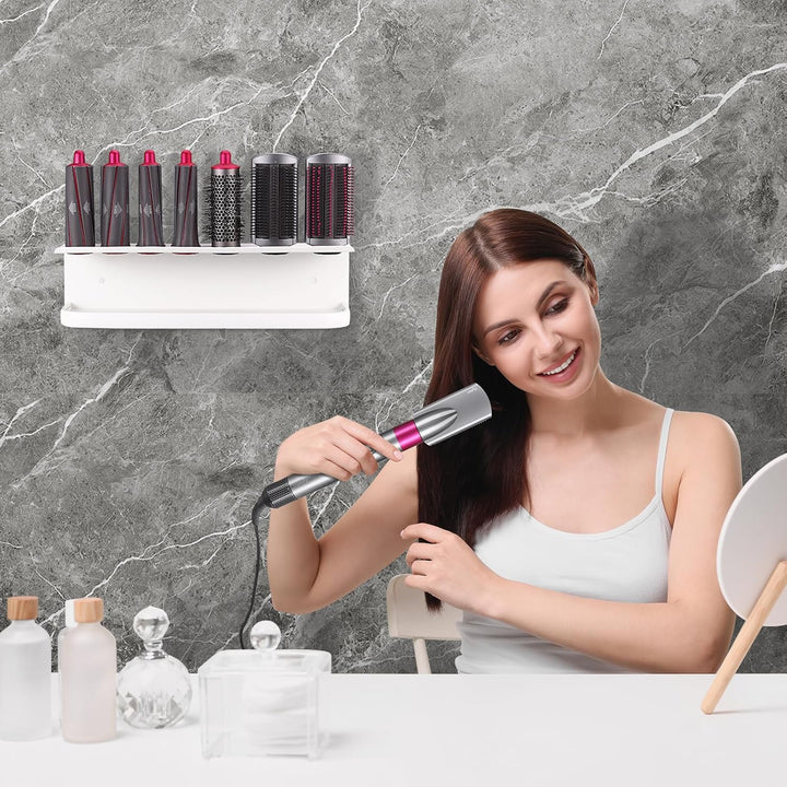 AXNSATRE Halterung Ohne Bohren für Dyson Airwrap & ZubehöR, Halterung Wandhalterung für Dyson Airwra