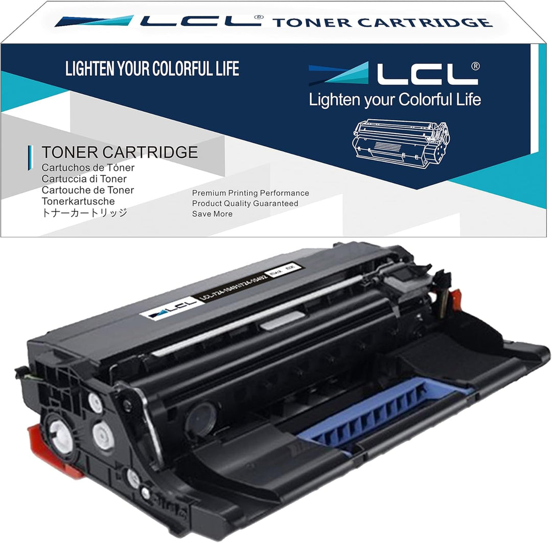 LCL Remanufactured Trommel 724-10491 724-10492 KVK63 (1 Schwarz) Ersatz für Dell B2360d B2360dn B346