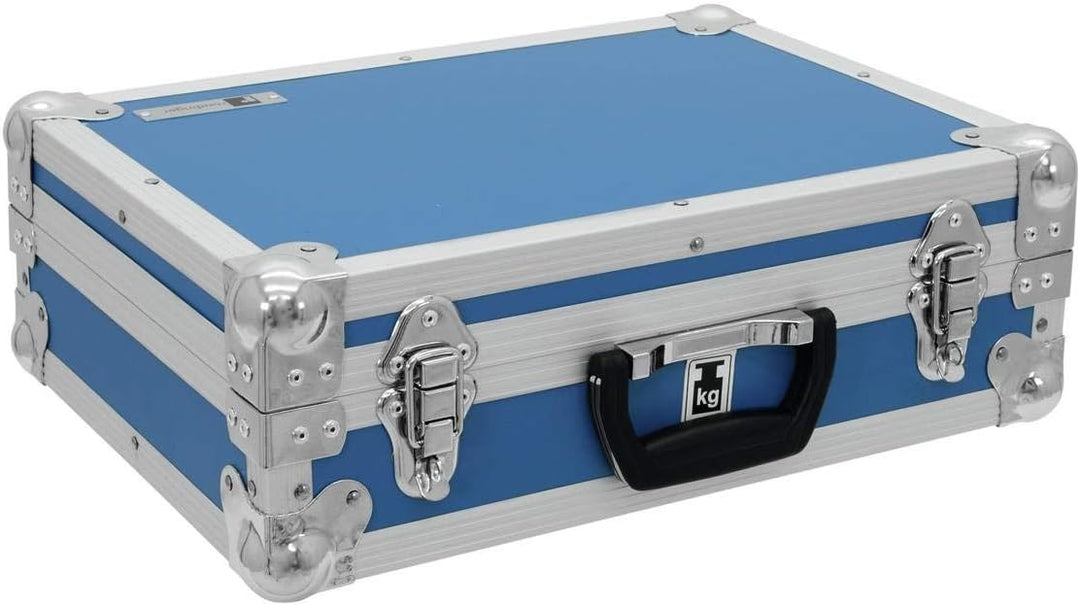 ROADINGER Universal-Koffer-Case FOAM, blau | Flightcase mit Schaumeinlage, 420 x 120 x 295 mm (Innen