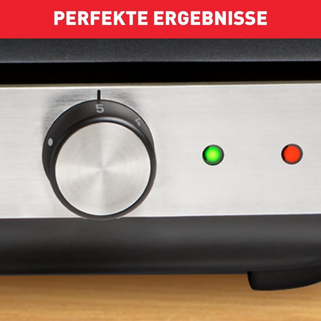 Tefal Maxi Plancha Elektro-Tischgrill CB690D | Extra gross | Antihaft Teppanyaki Platte | Leichte Re
