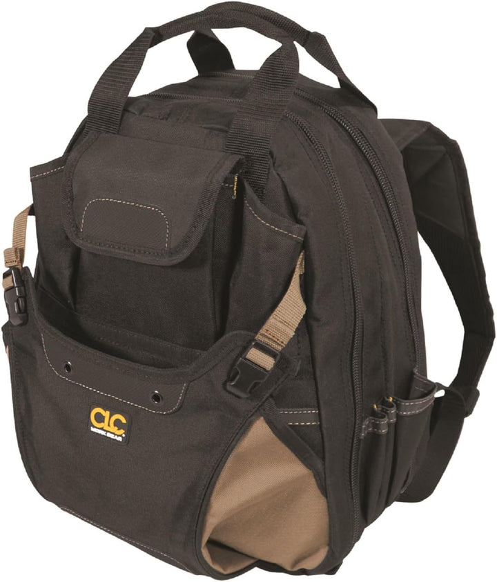 CLC Custom Leathertcraft 1134 Rucksack für Zimmermannswerkzeug, 44 Fächer, gepolsterte Rückenstütze,
