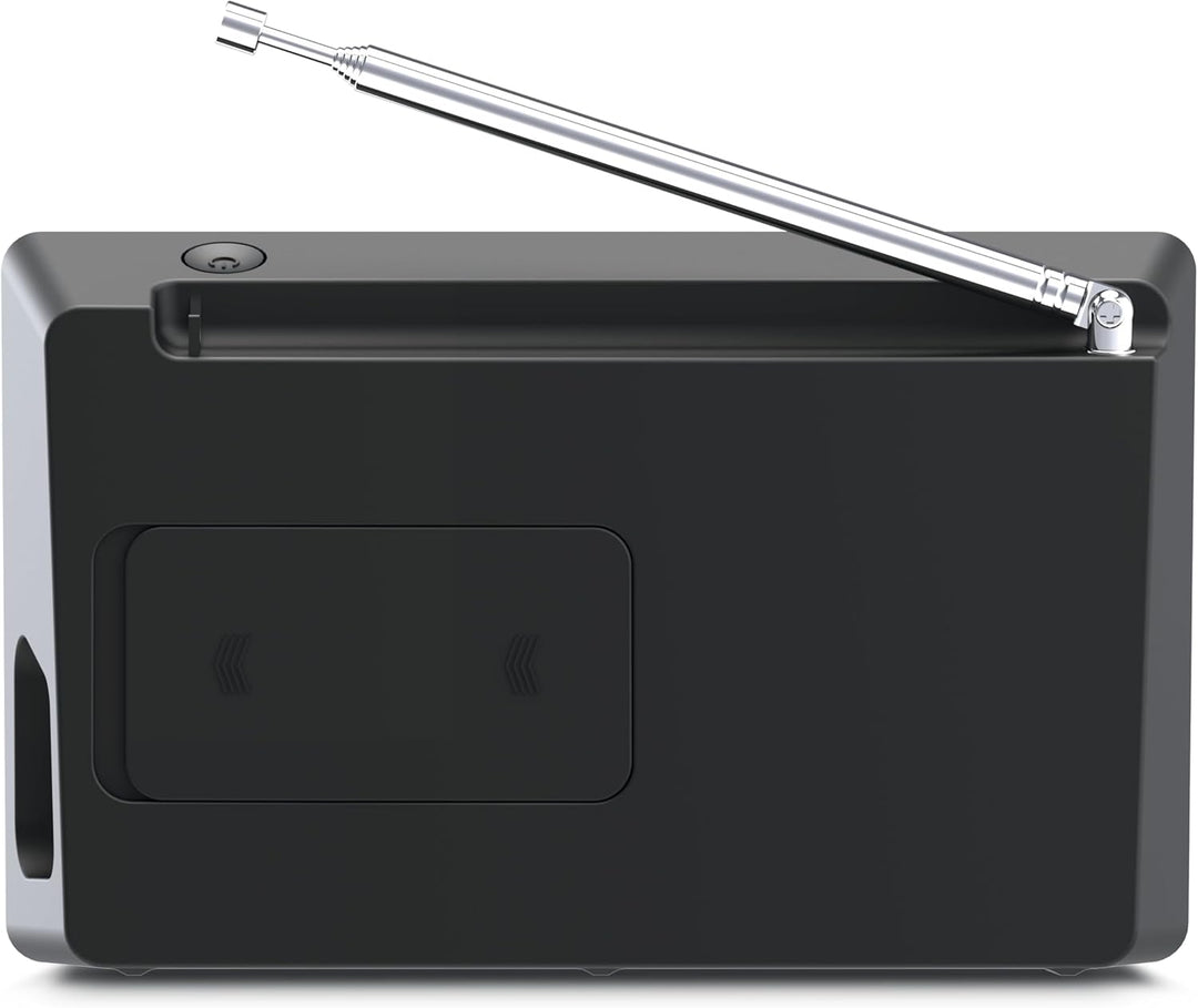 TechniSat DIGITRADIO 2 - Tragbares DAB+/UKW-Radio mit Akku (mit Bluetooth Audiostreaming, Weckfunkti