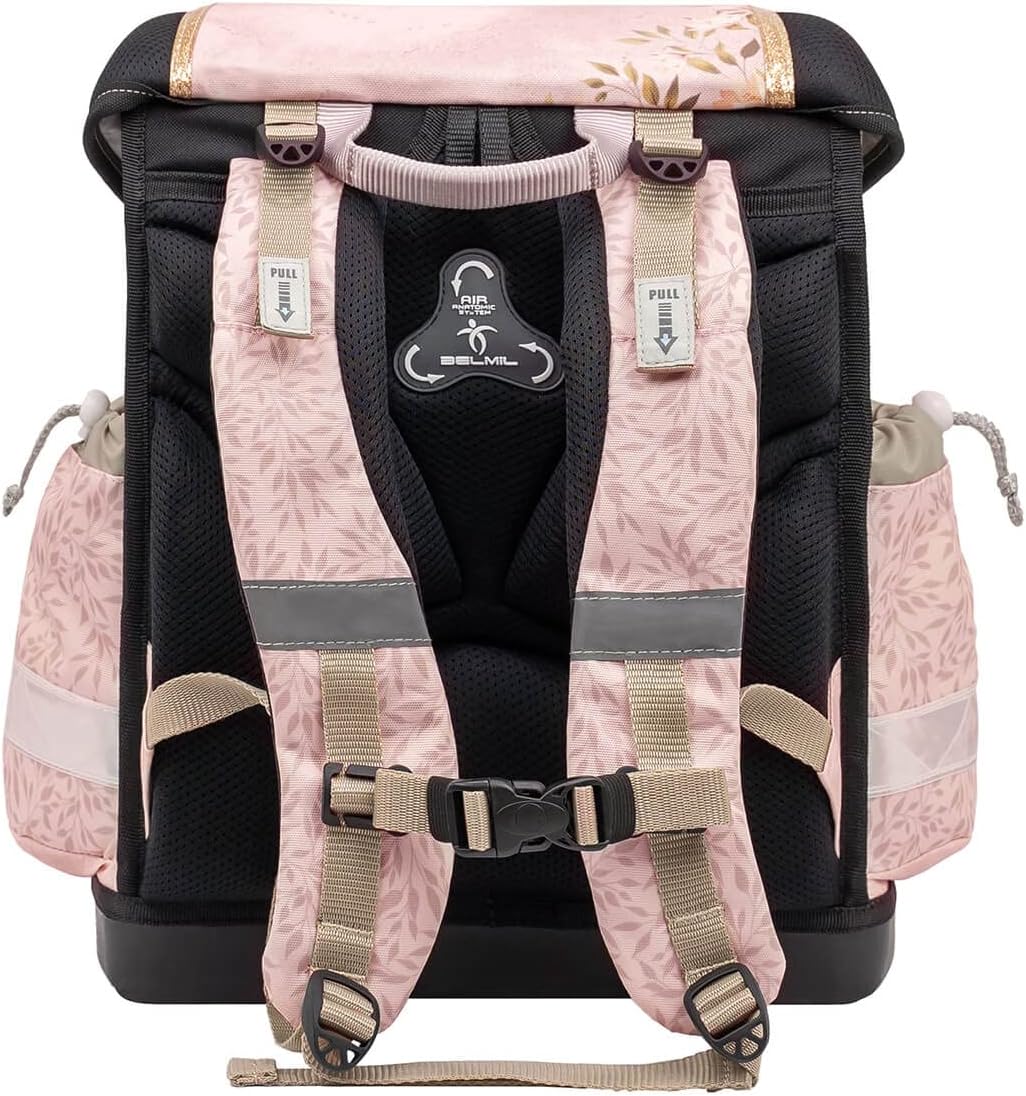 Belmil 403-13/AG/S Schulranzen Set 4 - teilig (Horse Chestnut)