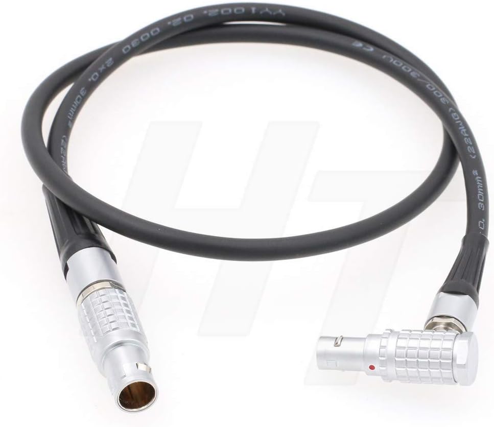 HangTon Stromkabel für Tilta Nucleus-M Motor auf DJI Ronin 2 Gimbal 6 Pin auf 7 Pin rechtwinklig Rig