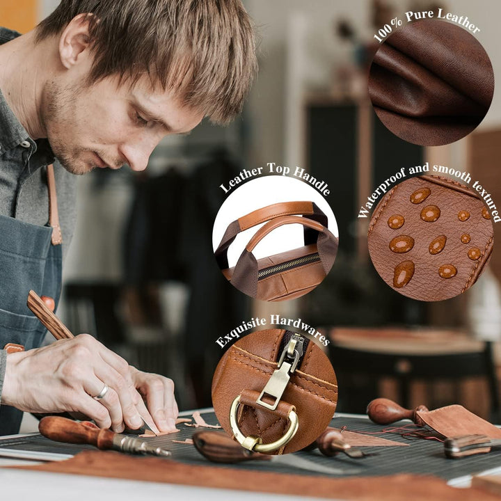 BAGZY Laptoptasche 15.6 Zoll Aktentasche Herren Umhängetasche Geschenk für Männer Handtasche für Mä