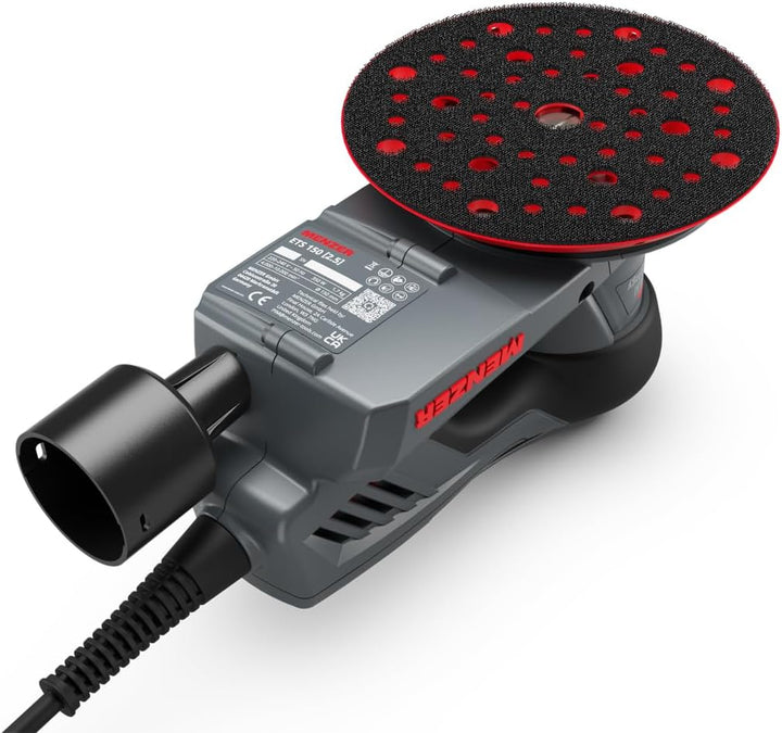 MENZER Exzenterschleifer ETS 150 2.5 für Feinschliff und zum Polieren inkl. Ultranet-Schleifscheiben