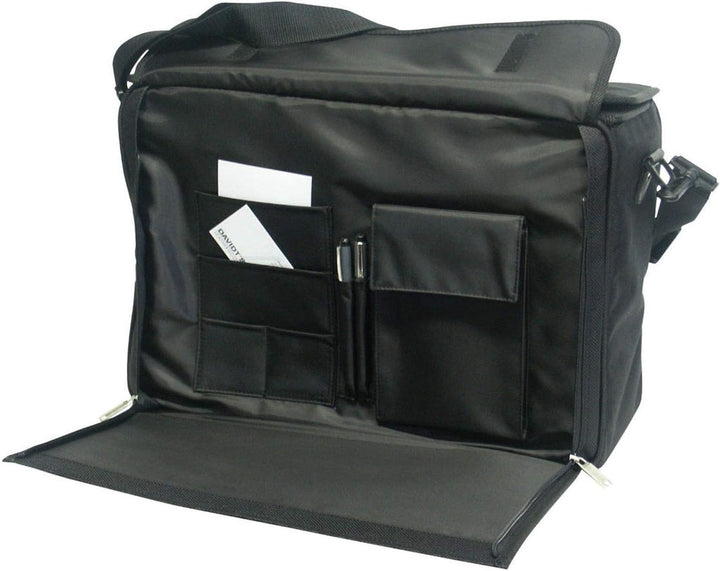 Bowatex Pilotenkoffer Aktenkoffer Dokumenten Koffer Schwarz 44 cm Klein 1,7 kg