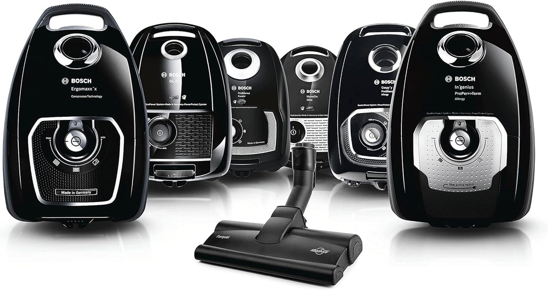 Bosch Hartbodendüse für Staubsauger BBZ124HD, 2 rotierende Rollen, extra flach, 100% Naturhaar, für