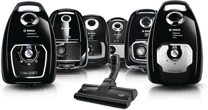 Bosch Hartbodendüse für Staubsauger BBZ124HD, 2 rotierende Rollen, extra flach, 100% Naturhaar, für