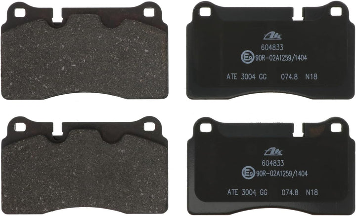 ATE Original Bremsbeläge - Belagsatz - für Scheibenbremse - 13.0460-4833.2 - ECE-R90 Strassenzulassu