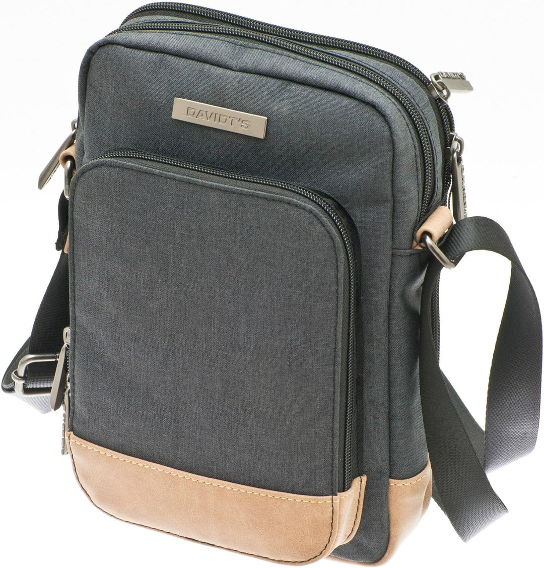 Bowatex Davidts Flugumhänger Umhängetasche 25x17x10 cm Anthrazit 258 010