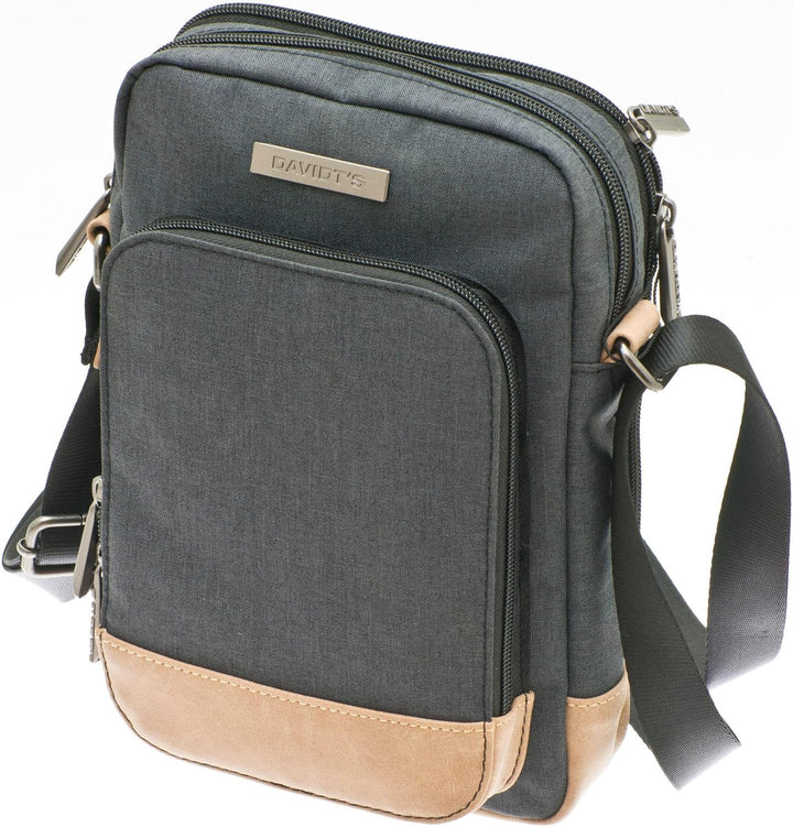 Bowatex Davidts Flugumhänger Umhängetasche 25x17x10 cm Anthrazit 258 010