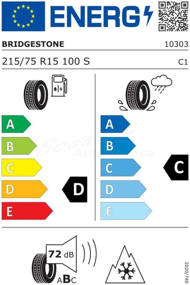 Bridgestone DUELER A/T 001 - 215/75 R15 100S - E/C/72 - Ganzjahresreifen (SUV & 4x4) 215/75R15 100S