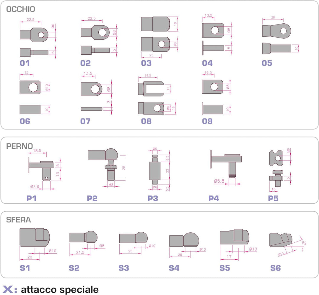 Cora 160633653 Gasfedern, Satz mit 2 Stück