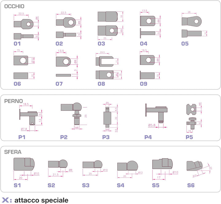 Cora 160633653 Gasfedern, Satz mit 2 Stück