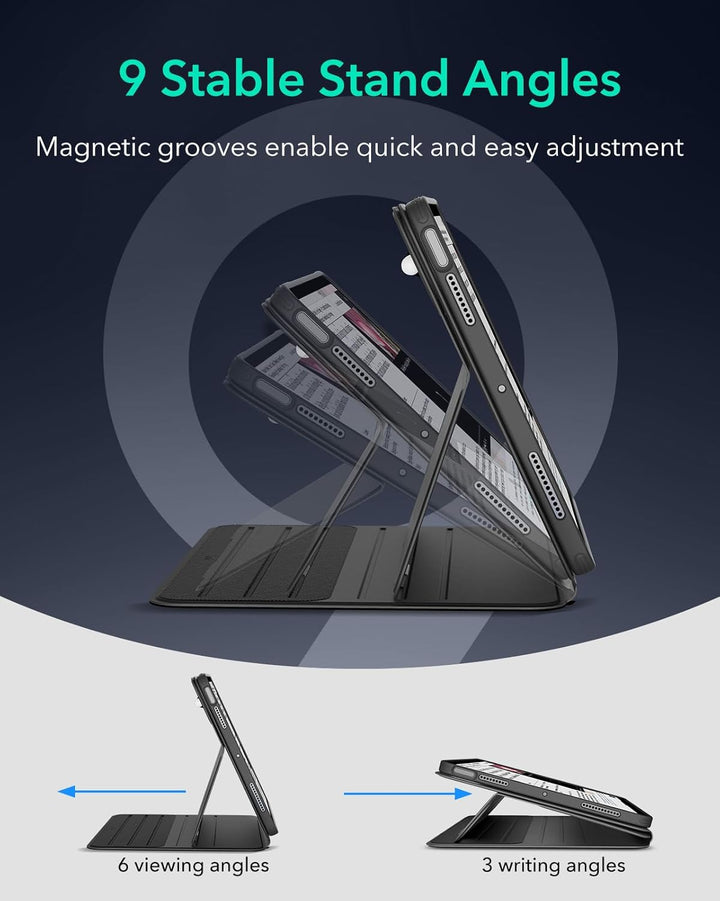 ESR für iPad Air 2022 Hülle, iPad Air 5 Hülle, iPad Air 4 2020, 10,9" Case, abnehmbare magnetische A