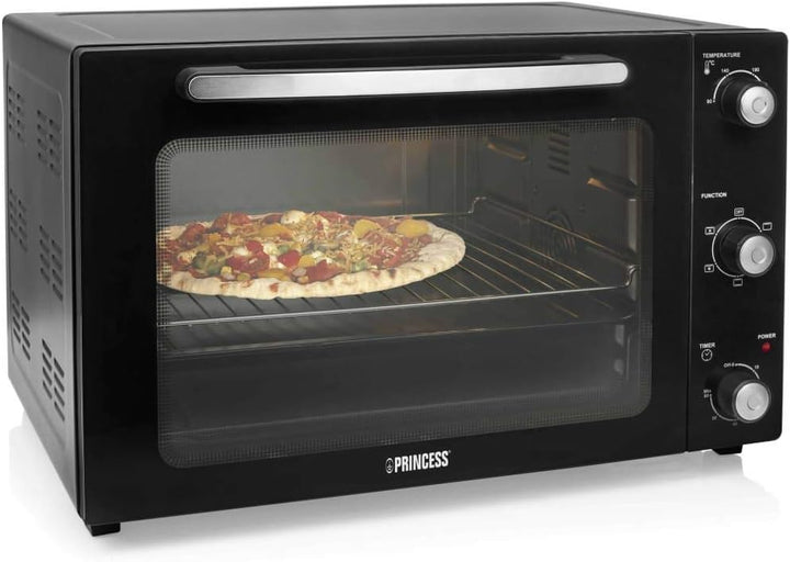 Princess 112759 Umluft-Ofen, 55 Liter Fassungsvermögen, zum Grillen/ Backen/ Auftauen und Toasten ge
