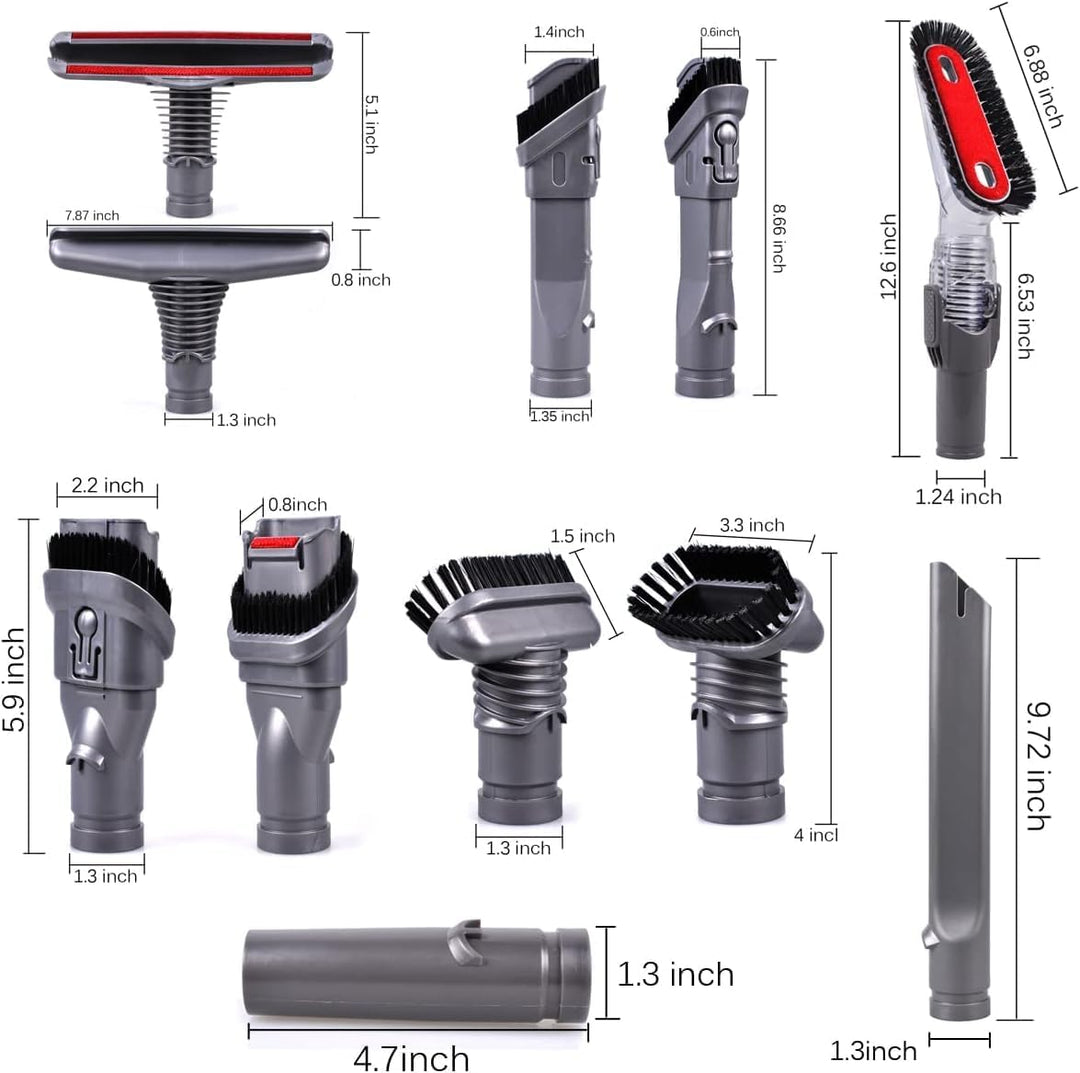 KEEPOW 7 Stück Zubehör Set Ersatzteile für Dyson DC24 DC25 DC33 DC35 DC37 DC39 DC40 DC44 DC45 DC48 D