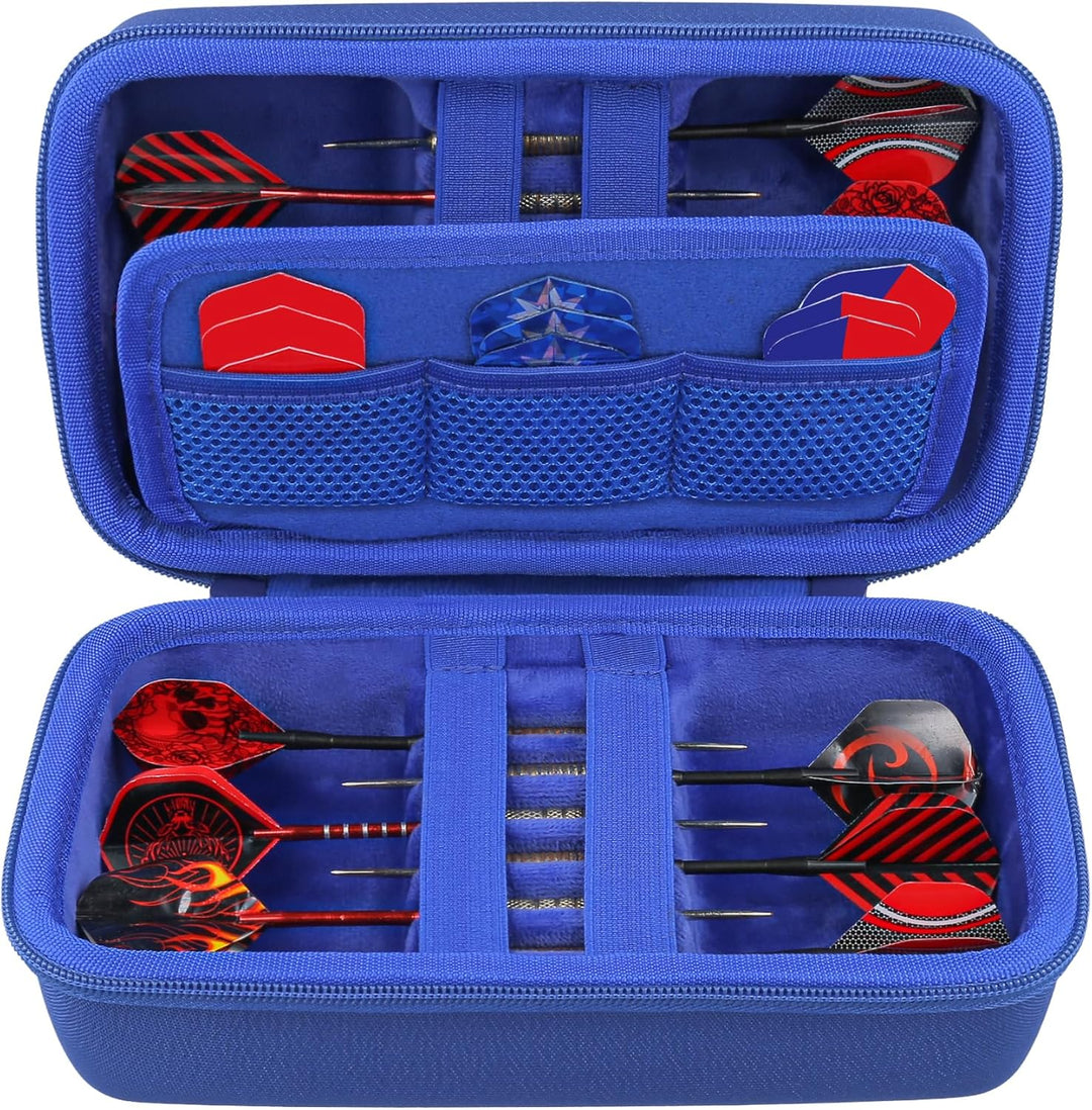 co2CREA Harte Eva dartpfeiletui für 12 Stahlspitze oder weiche Spitze Darts, Dart Hülle mit Mehreren