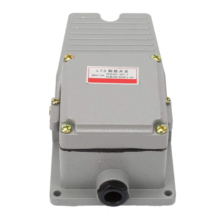 Fussschalter rutschfester Pedalregler Netzschalter Aluminiumschale Momentane Silberkontakte LT3