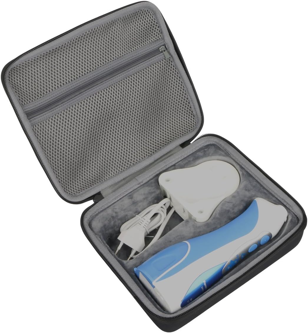 co2CREA case Hart Reise Schutz Hülle Etui Tasche für Ladegerät und Panasonic Munddusche EW1211 /EW13