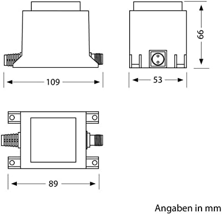 ledscom.de 40W LED Trafo-Trafo/Transformator für Stecksystem NEMO, Stecker, 12V AC, schwarz, IP68, 2