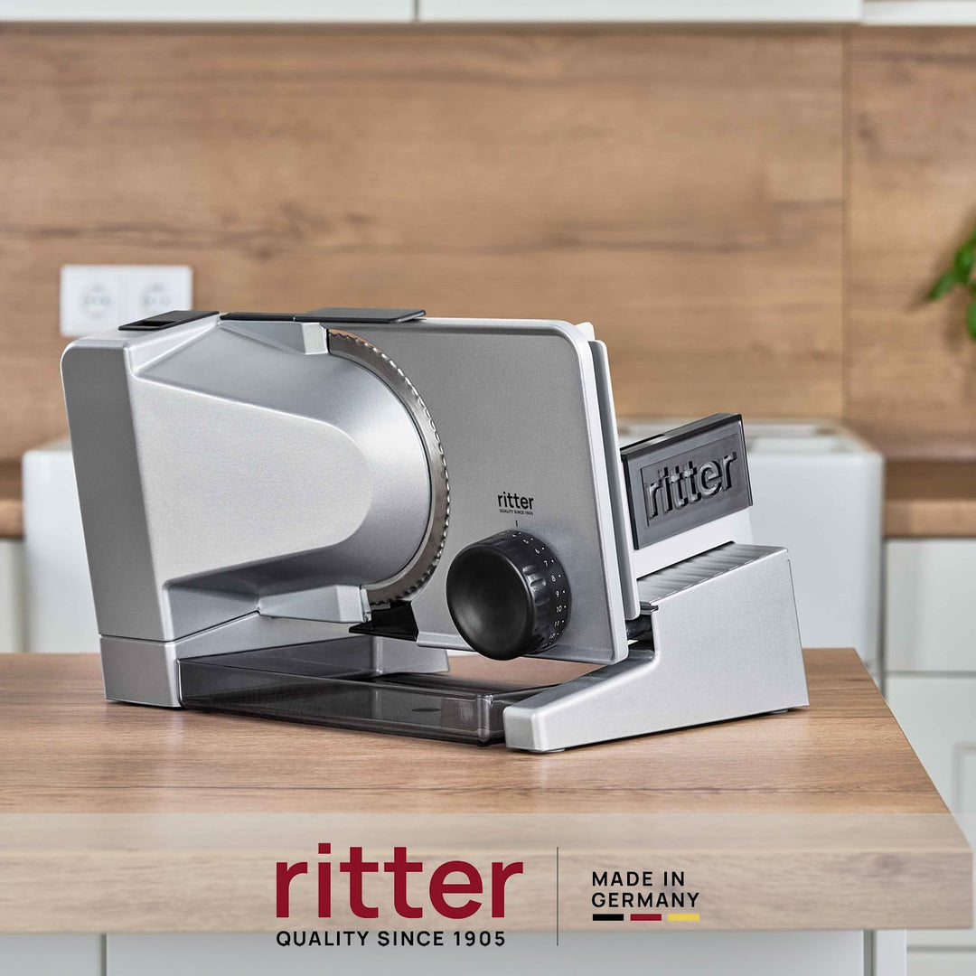 ritter Allesschneider serano 5, elektrischer Allesschneider mit Gleichstrommotor, made in Germany,