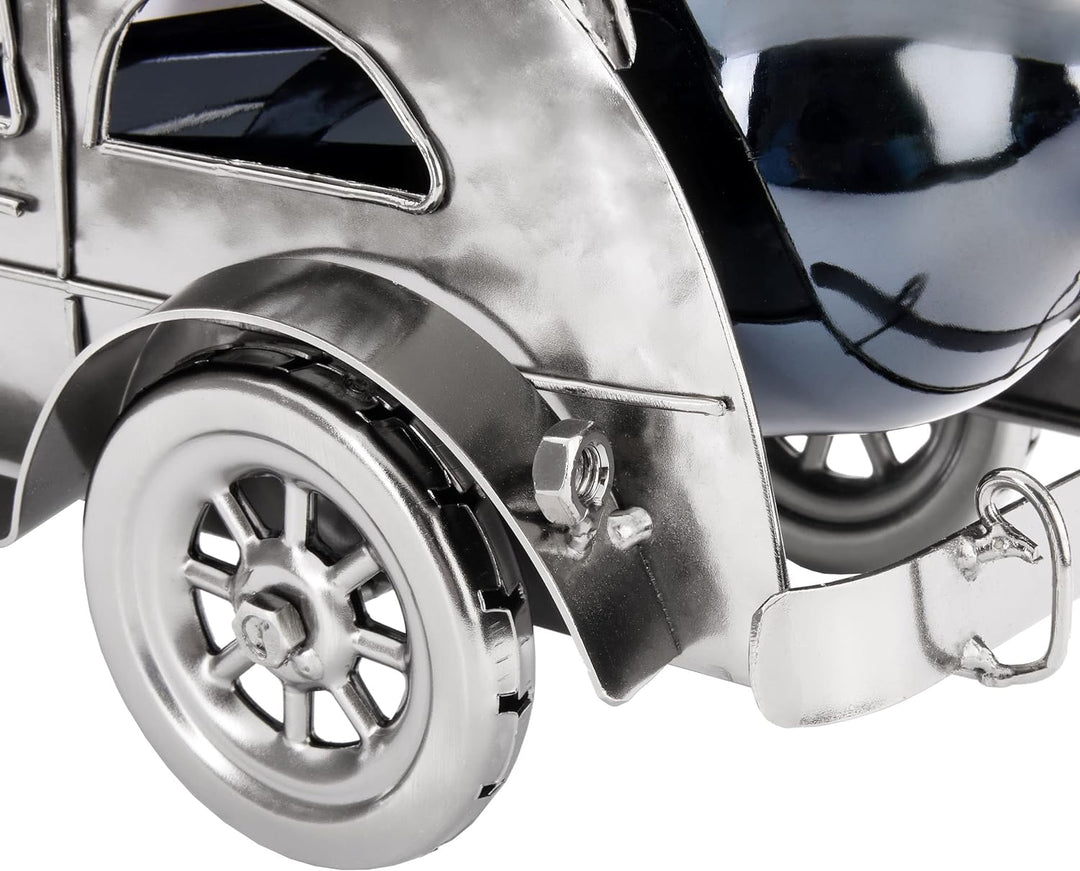 Brubaker Weinflaschenhalter Oldtimer - Metall Flaschenhalter Nostalgisches Auto - 32 cm Weinflaschen