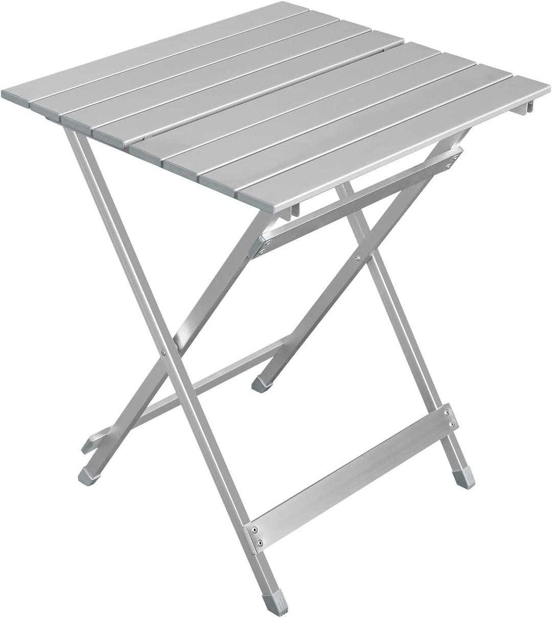 WOLTU Alu Tisch Klapptisch Campingtisch Balkontisch Gartentisch Klappbar aus Aluminium, 50.5x47x59.5