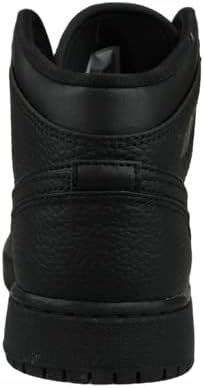 Nike Jungen Air Jordan 1 Mid (Gs) Gymnastikschuh 35.5 EU Schwarz, 35.5 EU Schwarz