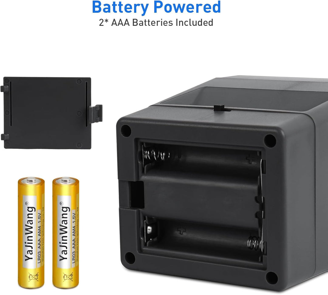 DGODRT LED-Diabetrachter für alte Dias, 35mm-Negative und Diaprojektoren, (2 x AAA-Batterien enthalt