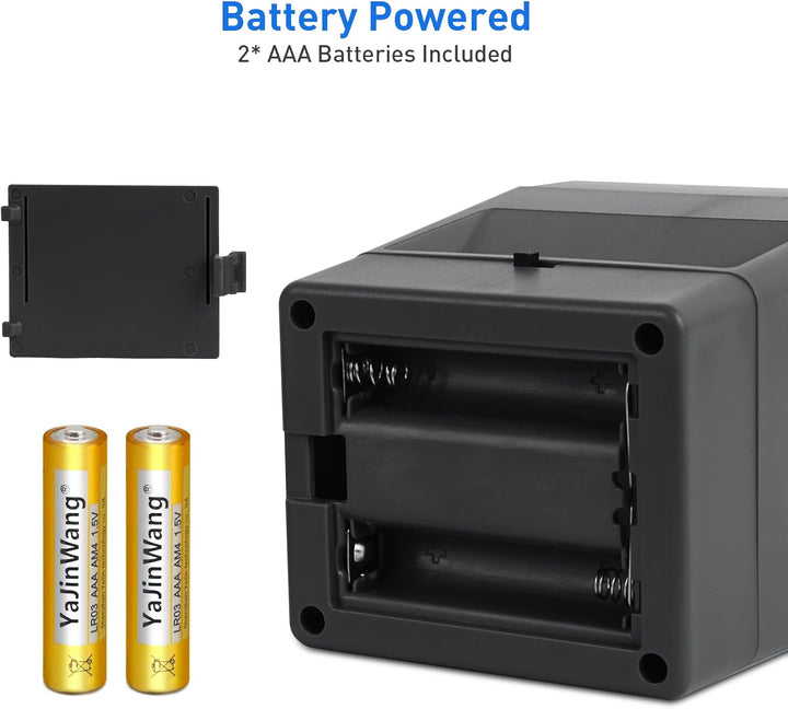 DGODRT LED-Diabetrachter für alte Dias, 35mm-Negative und Diaprojektoren, (2 x AAA-Batterien enthalt