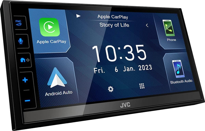 JVC KW-M785DBW - 17,3 cm (6,8") Digital Media AV-Receiver mit Wireless CarPlay & Android Auto (4x50W