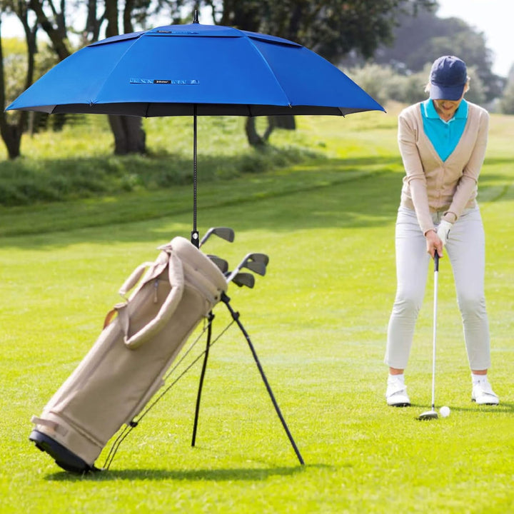 G4Free 62/68/72 Inch UV-Schutz Winddicht Sonnen- und Regenschirm Golfschirm Autorisches Öffnen Doppe