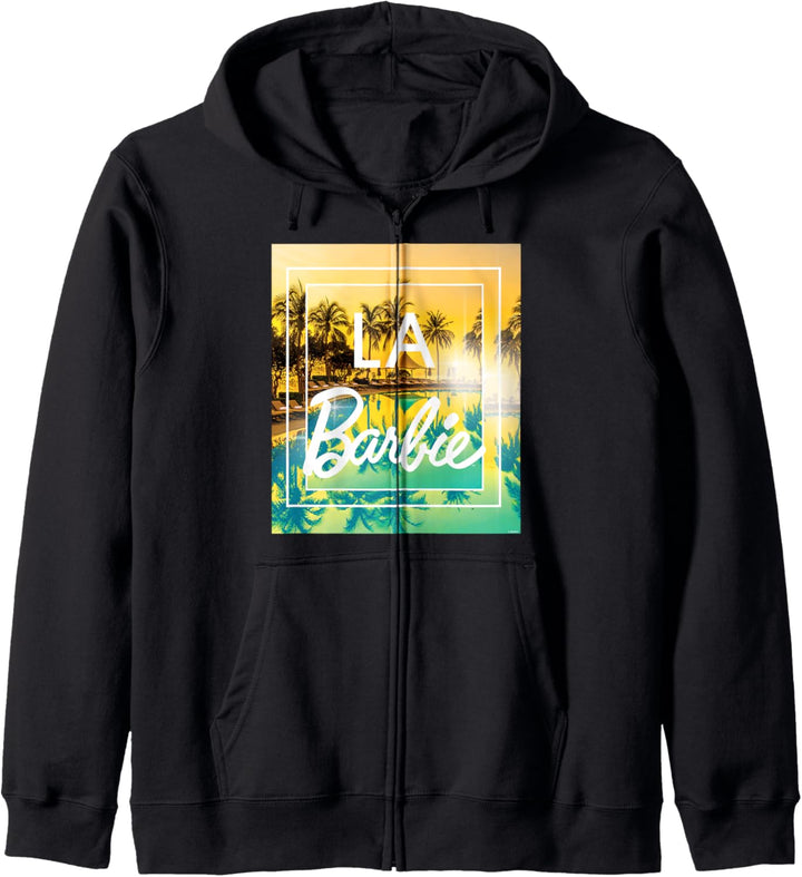 Barbie Damen Offizielle LA Barbie Kapuzenjacke