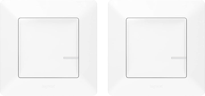 LEGRAND, Valena Life with Netatmo vorkonfiguriertes Funk-Set, Funk-Lichtschalter + Funk-Wandsender,
