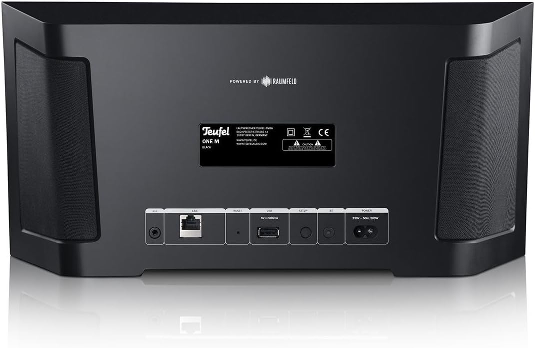 Teufel ONE M - All-in-One Soundystem Bluetooth Lautsprecher mit W-LAN, Integriertem Subwoofer, Multi