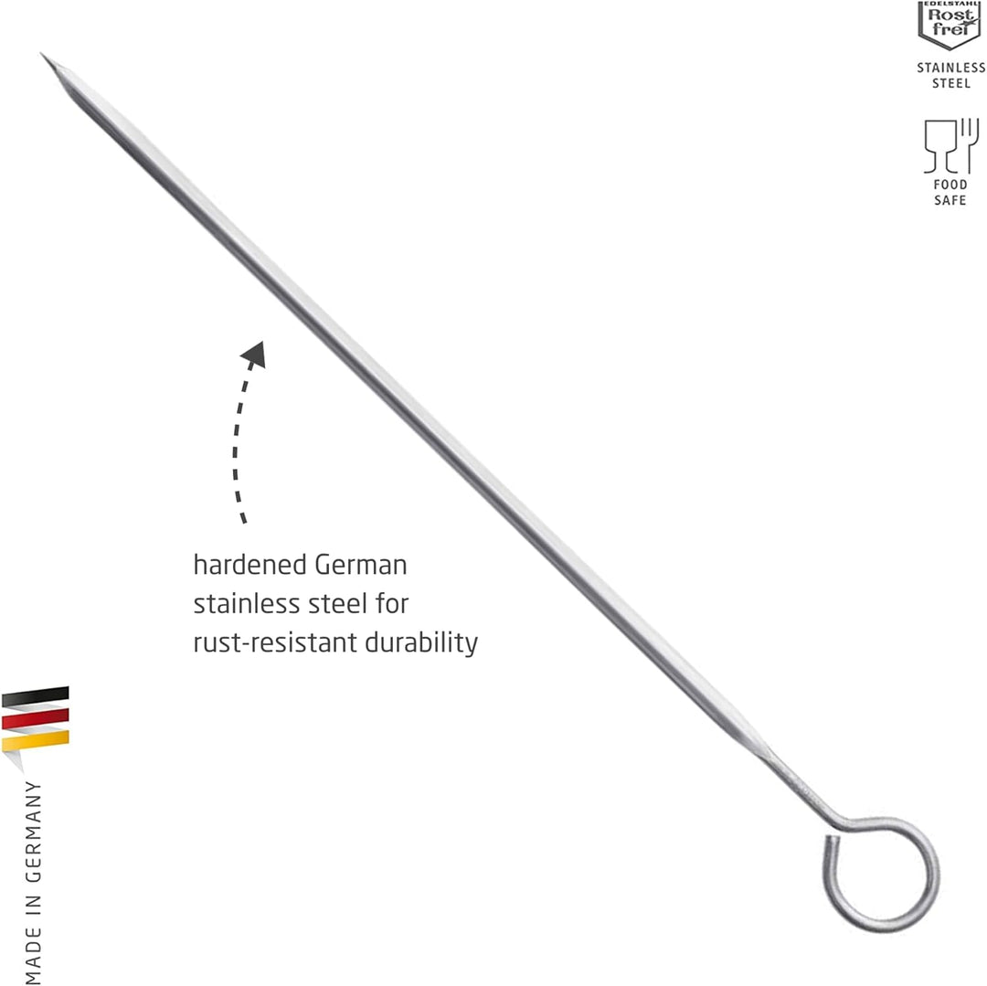 triangle 90 324 06 02 Grillspiesse-Set mit Ring 6-teilig 25 cm Made in Solingen / Germany profession