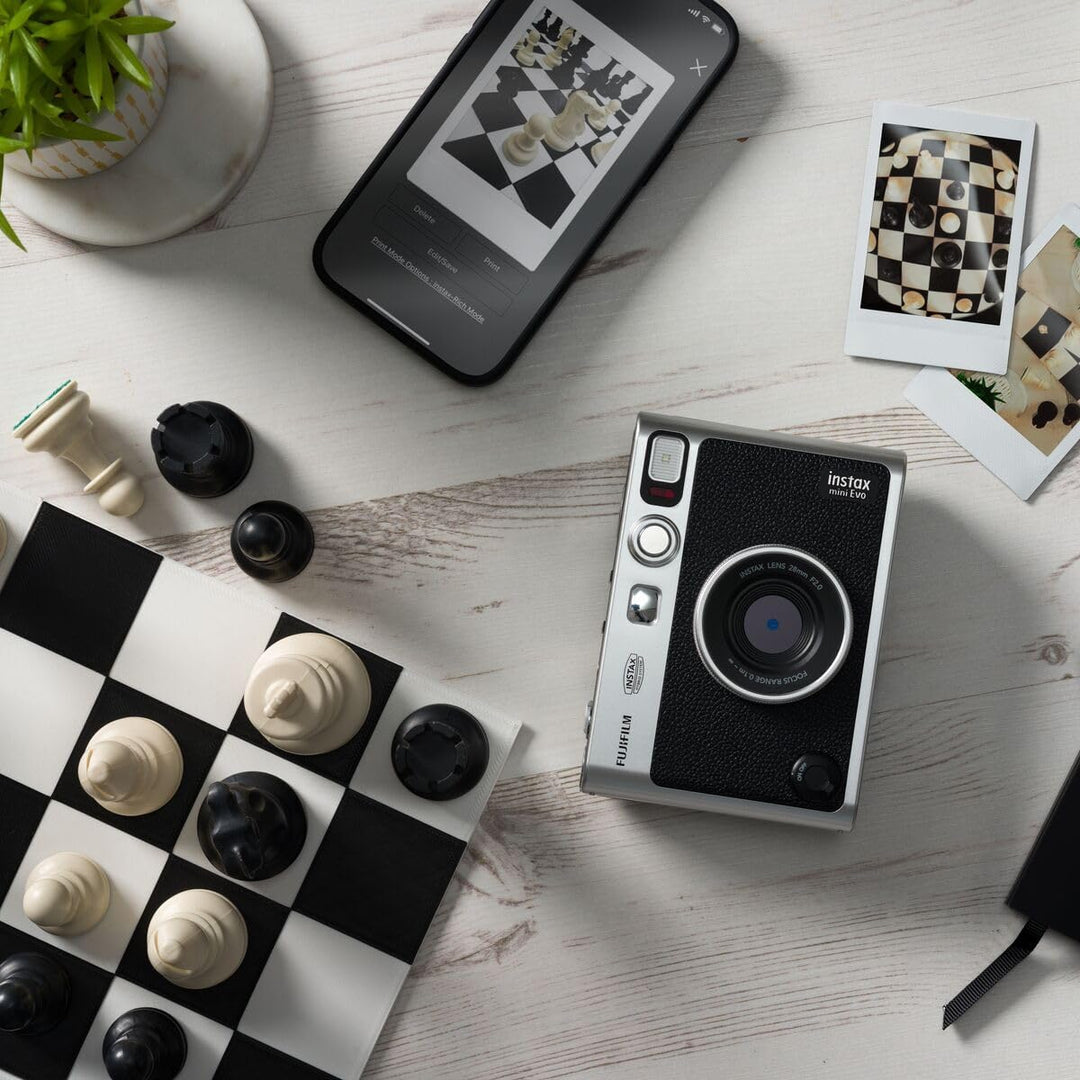 INSTAX Mini EVO Black (USB-C) Kamera Schwarz, Kamera Schwarz
