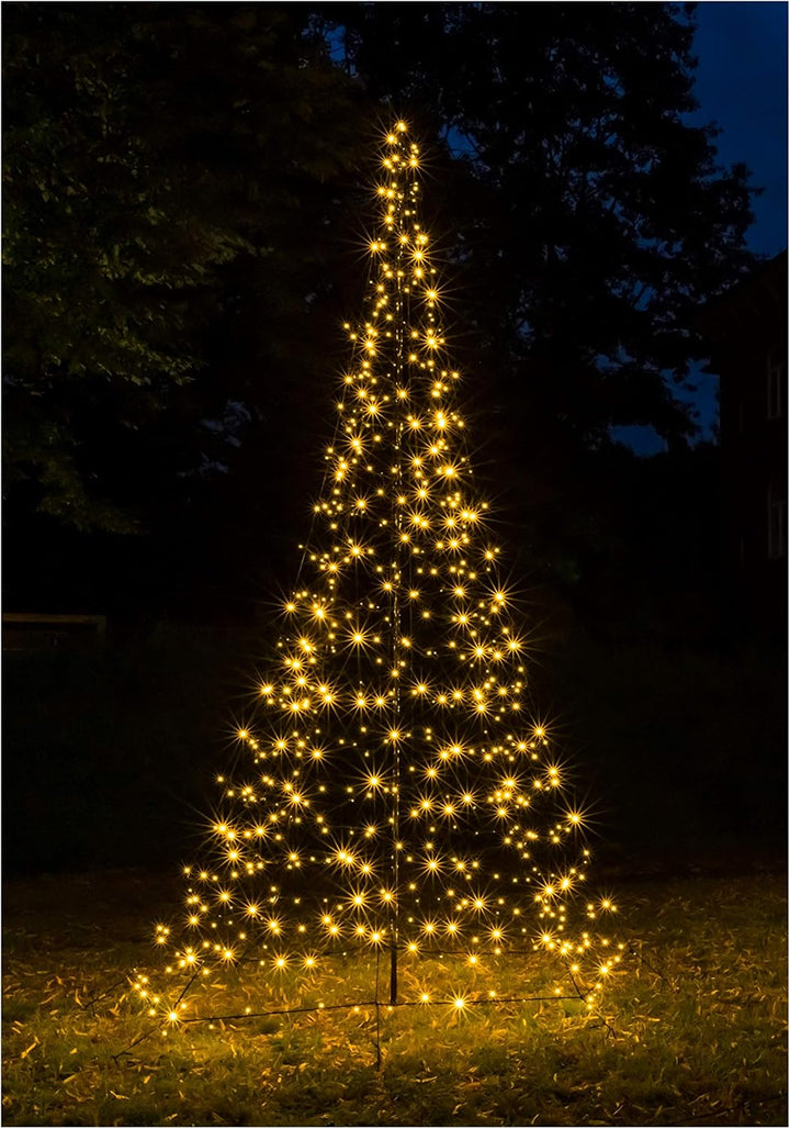 Galaxy LED Tannenbaum 300cm mit 480 warmweissen LED Dauerlicht, Dauerlicht