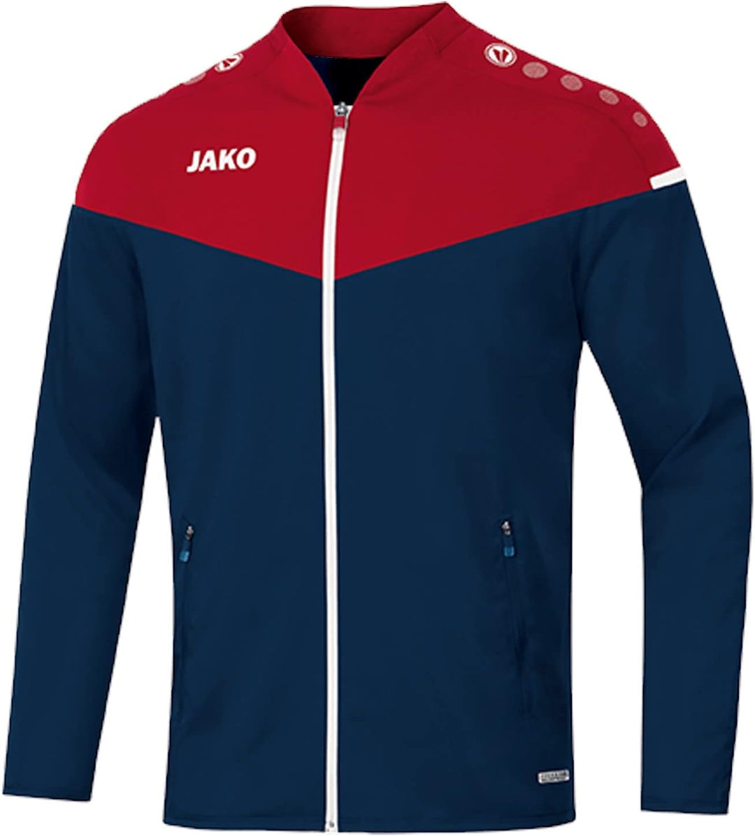 JAKO Herren Champ 2.0 Präsentationsjacke S Marine/Neongelb, S Marine/Neongelb