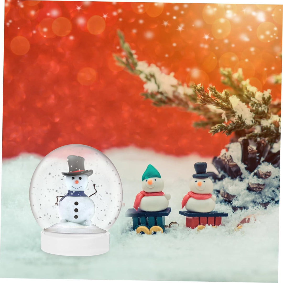 HOMSFOU 10 Stück Weihnachten DIY Schneekugel Requisite Weihnachten DIY Basteln Herstellung DIY Herst