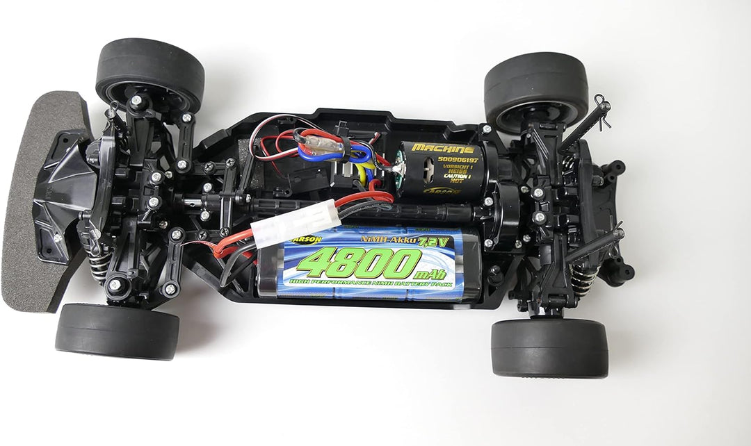 Carson 500608228-7,2V/4800mAh NiMH Race Akku TAM, wiederaufladbar, mit Tamiya Stecker, Akkupack für